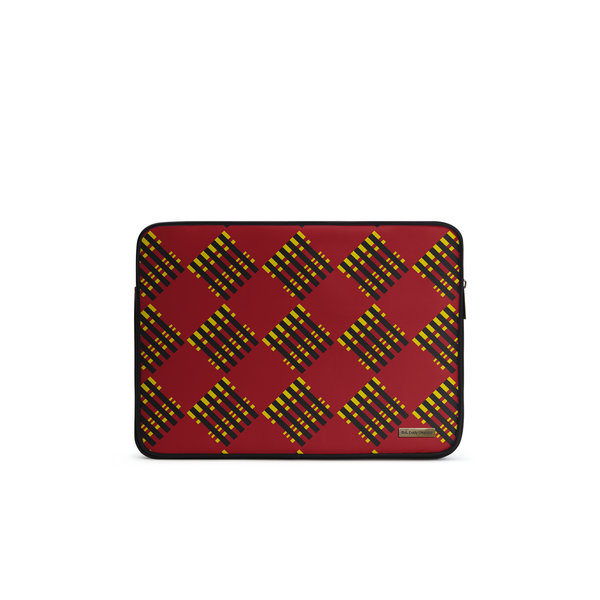 

DailyObjects Red Striped Checks Zippered Sleeve For Laptop/MacBook 33.02cm (13 inch)