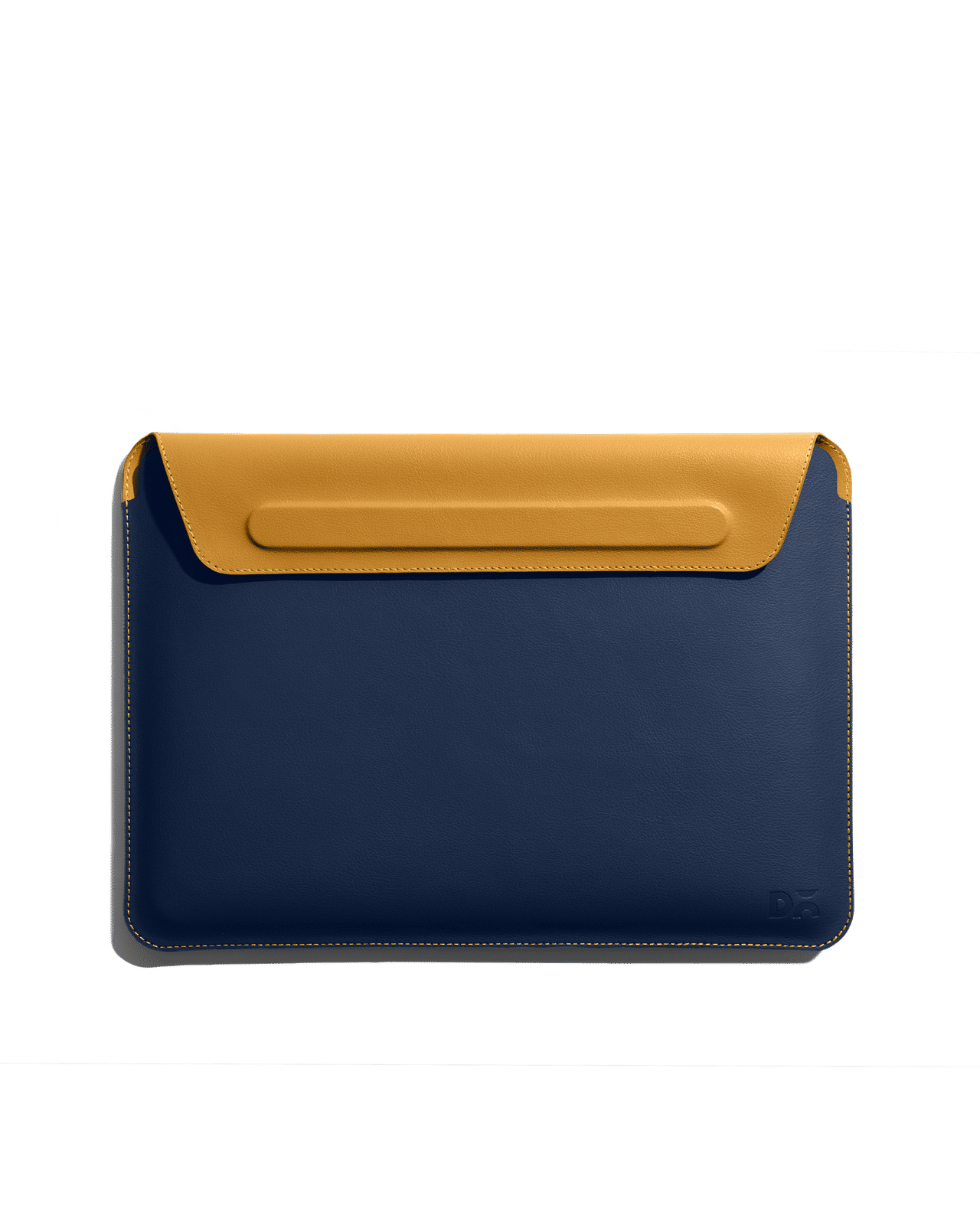 Space Blue-Mustard SnapOn Envelope Sleeve For Macbook Pro 35.56cm (14 inch)