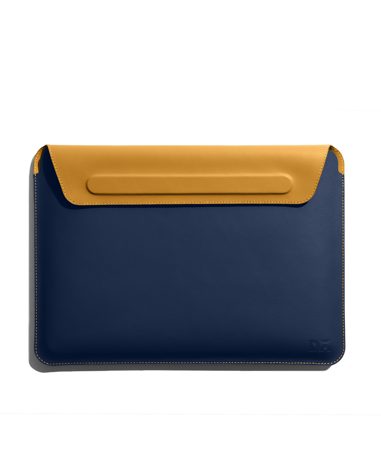 Space Blue-Mustard SnapOn Envelope Sleeve For Macbook Pro 38.01cm (15 inch)
