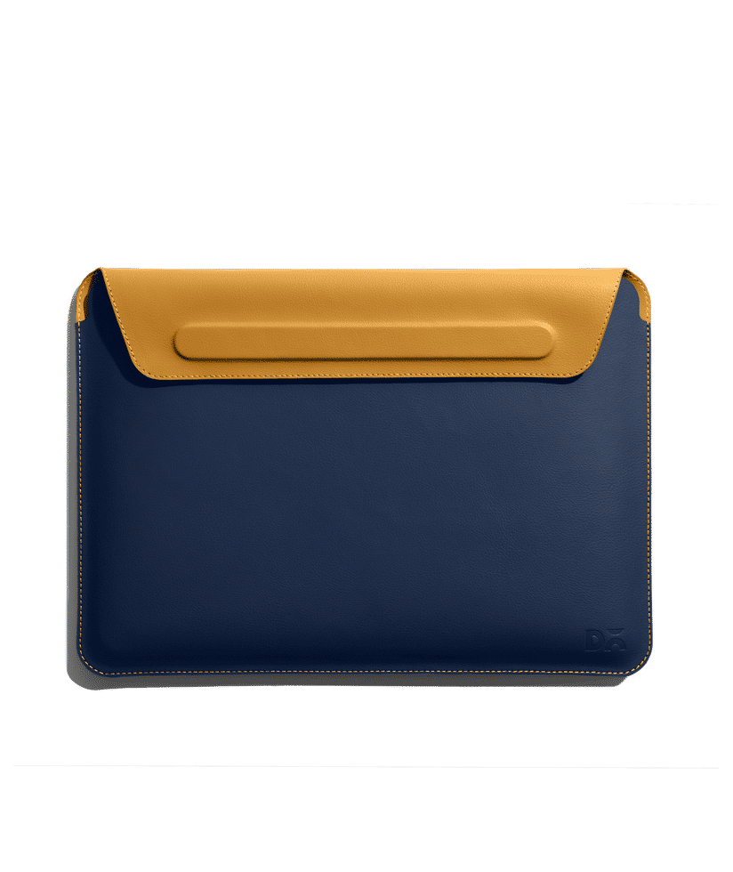 DailyObjects Space Blue Mustard SnapOn Envelope Sleeve For Macbook