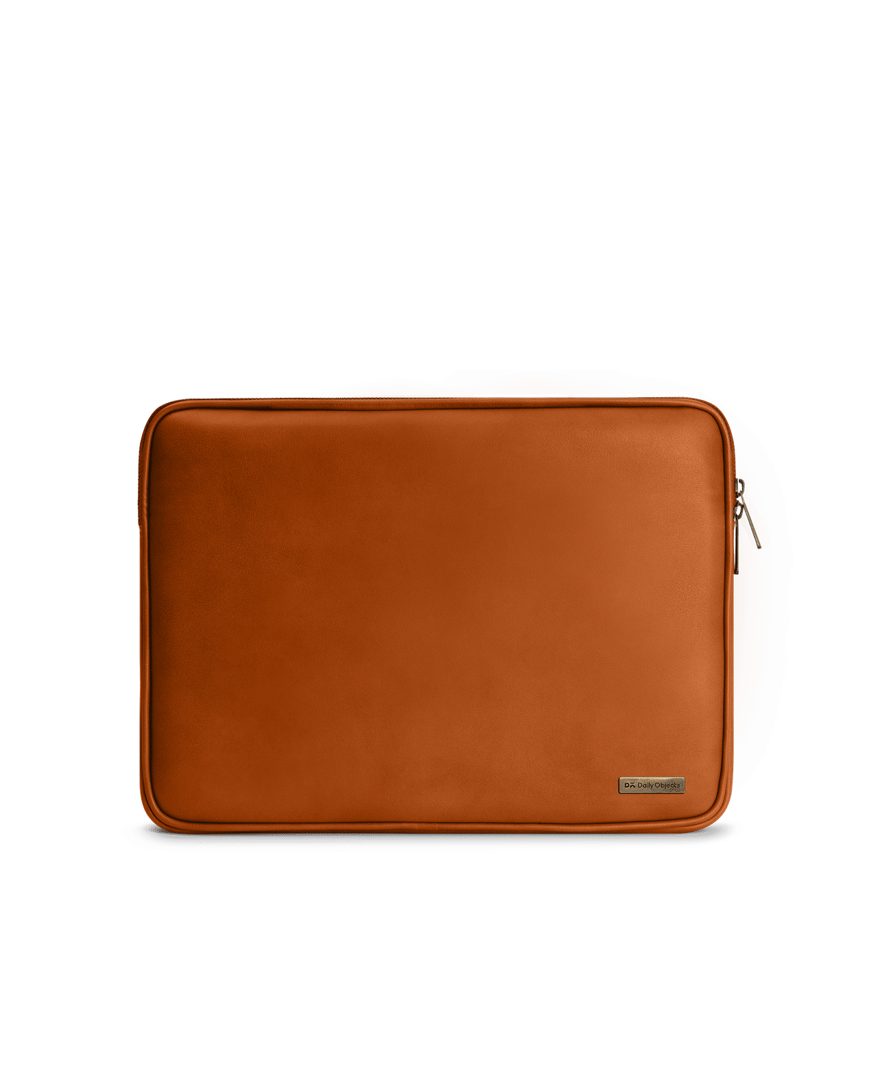 Tan Vegan Leather Zippered Sleeve For Laptop/MacBook 33.02cm (13 inch)