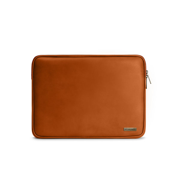 

DailyObjects Tan Vegan Leather Zippered Sleeve For Laptop/MacBook 38.01cm (15 inch)