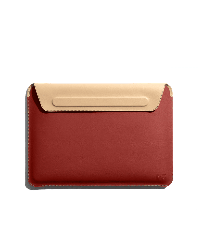 DailyObjects Terracotta Red SnapOn Envelope Sleeve For Macbook Air