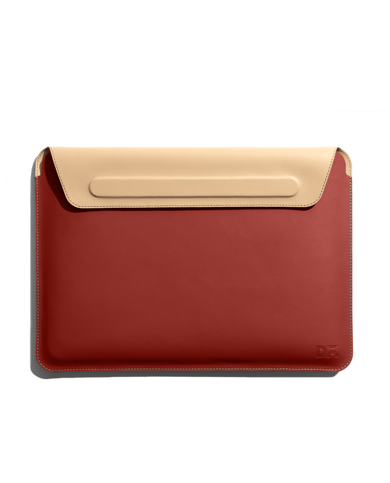 Terracotta Red SnapOn Envelope Sleeve For Macbook Pro 40.64cm (16 inch)