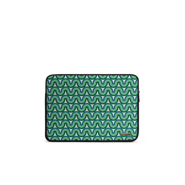 

DailyObjects Wavey Green Zippered Sleeve For Laptop/MacBook 28cm (11 inch)