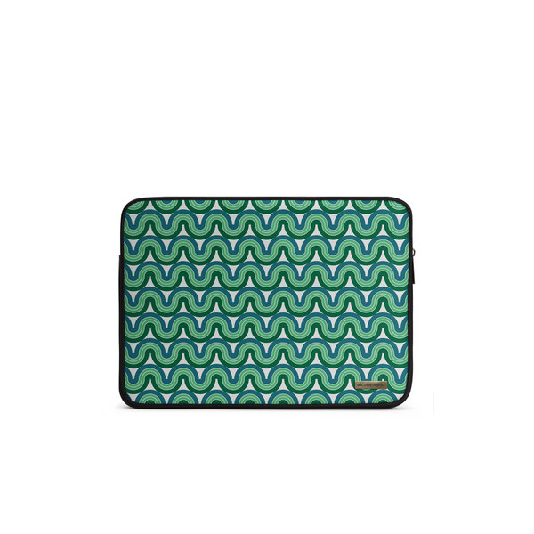 

DailyObjects Wavey Green Zippered Sleeve For Laptop/MacBook 33.02cm (13 inch)