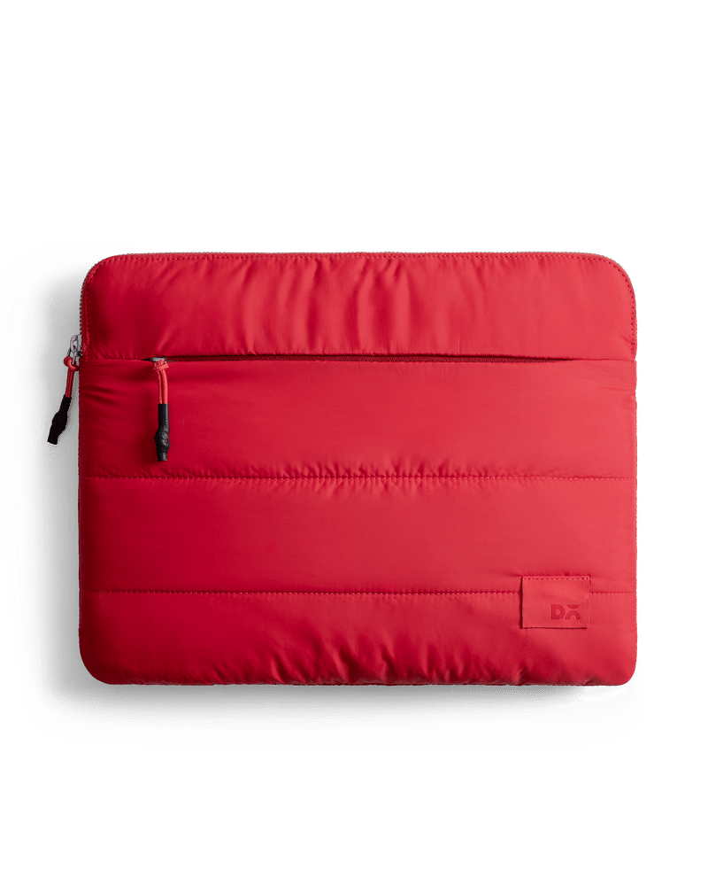 Scarlet Stria Laptop Sleeve - Large