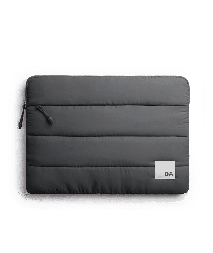 Slate Gray Stria Laptop Sleeve Large Buy At DailyObjects