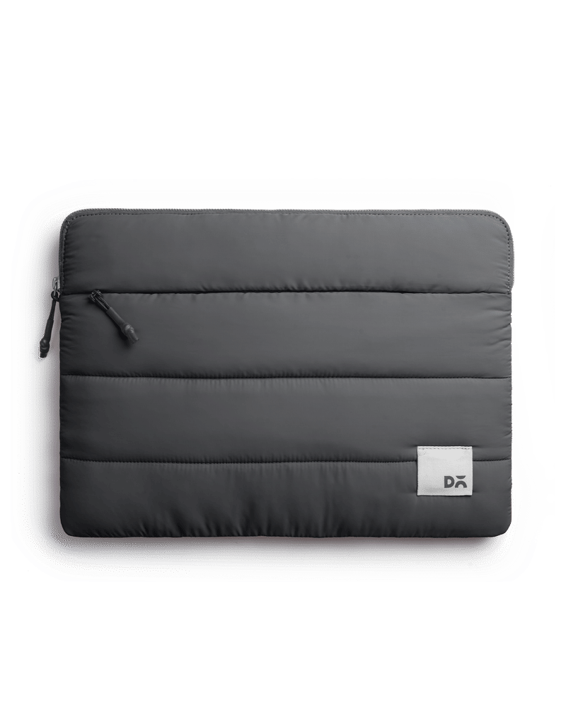 Slate Gray Stria Laptop Sleeve - Large