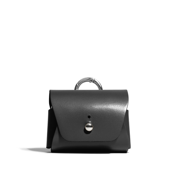 

Black Airpods 3 Leather Case Cover