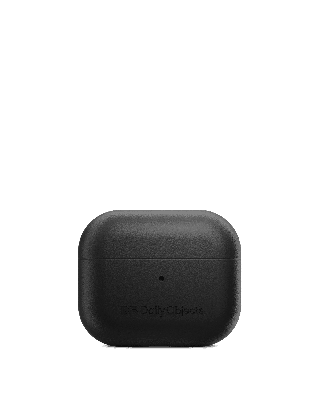 Black Leatherite AirPods Pro 2 Case Cover