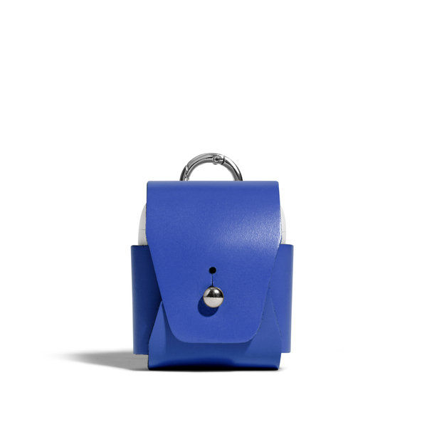 

Blue Airpods 2 Leather Case Cover