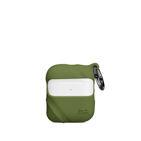 coast airpods shock absorbing case cover green