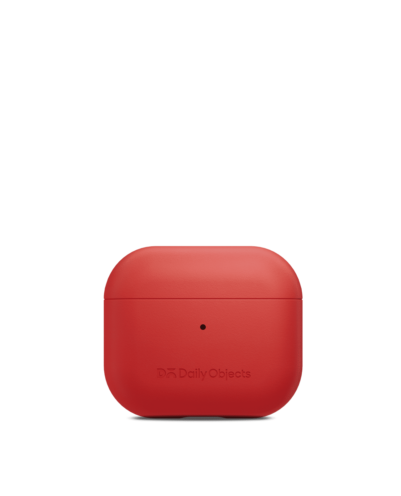 Crimson Leatherite AirPods 4 Case Cover
