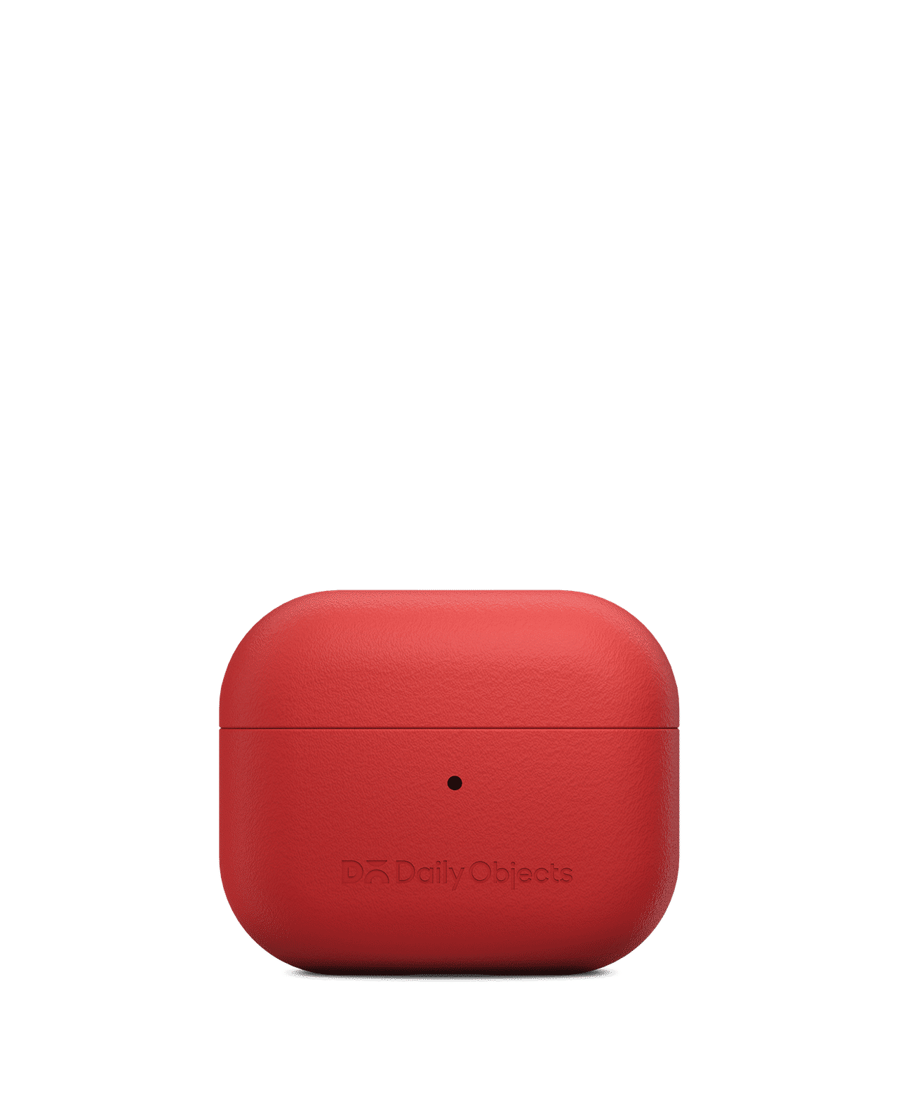 Crimson Leatherite AirPods Pro 3 Case Cover