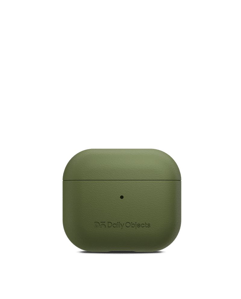 Green Leatherite AirPods 3 Case Cover