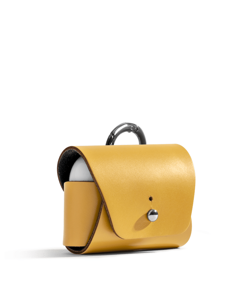 Mustard Airpods Pro Leather Case Cover Buy At DailyObjects