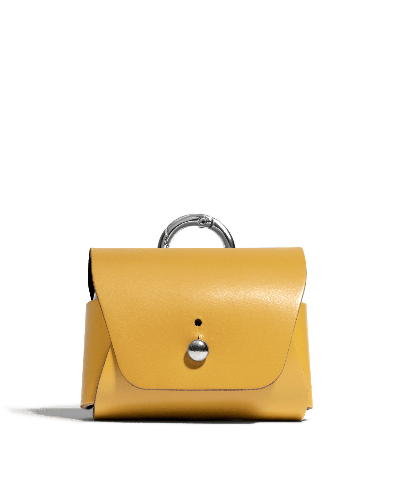 Yellow Airpods Pro 2 Leather Case Cover