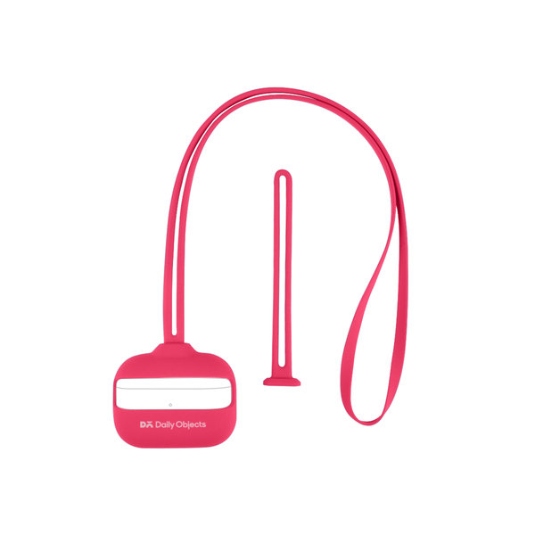 

Pink Silicone Sling AirPods Pro Case Cover