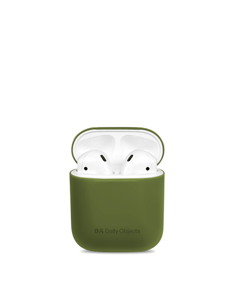 Poncho Airpods Case Cover - Green