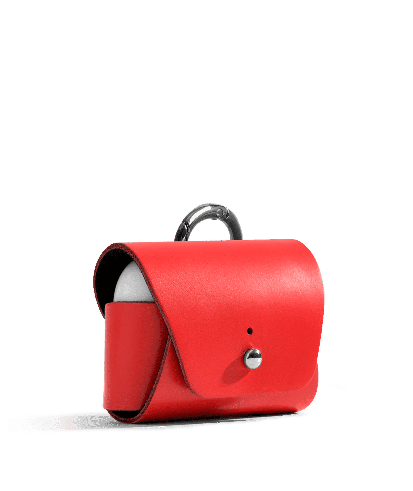 Red Airpods 3 Leather Case Cover Buy At DailyObjects