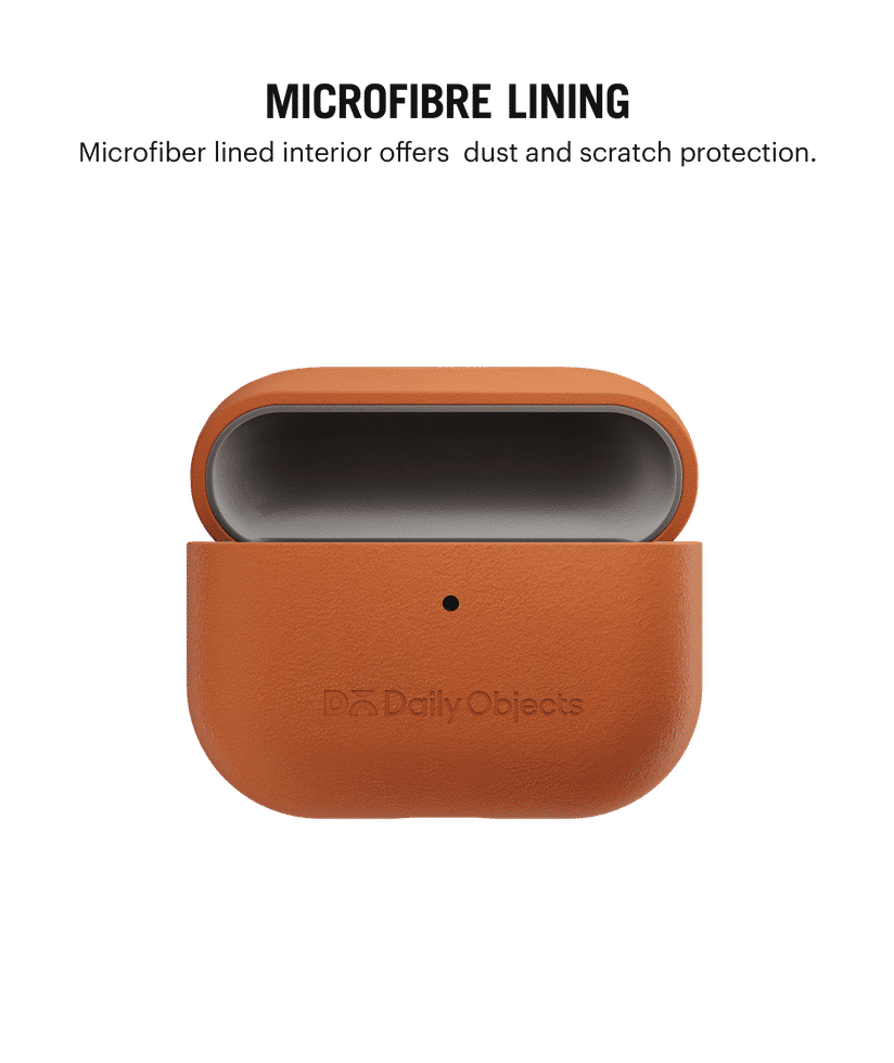Tan Leatherite AirPods Pro Case Cover