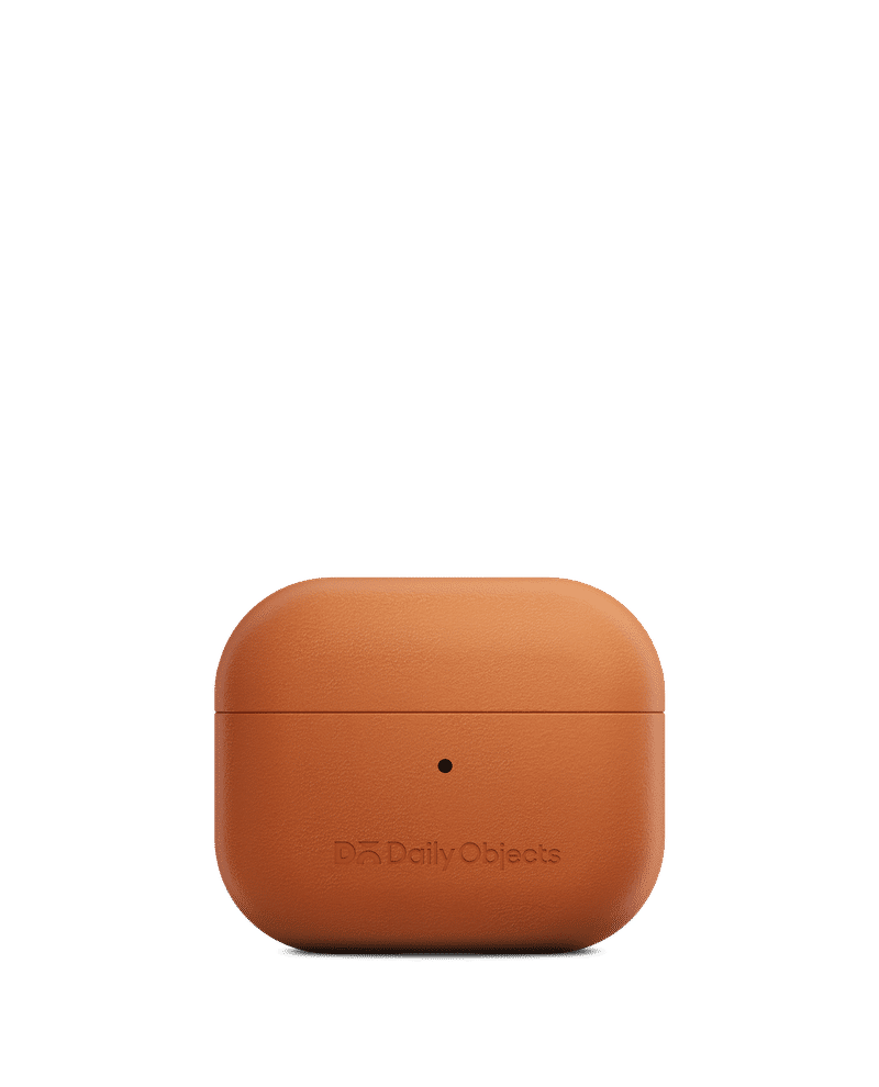 Tan Leatherite AirPods Pro 2 Case Cover