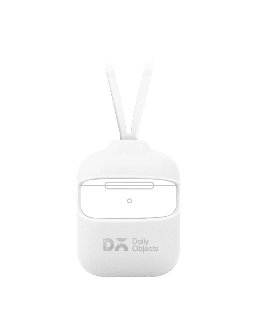 White Silicone Sling AirPods Case Cover Buy At DailyObjects