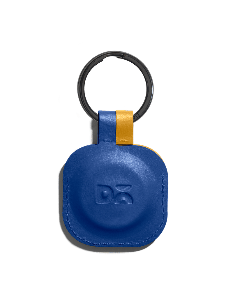 Blue-Yellow Zine AirTag Case