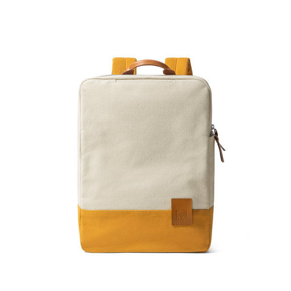 

Ivory - Mustard 9 to 9 Backpack