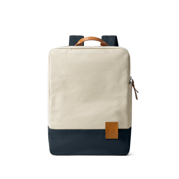 Ivory - Navy 9 to 9 Backpack