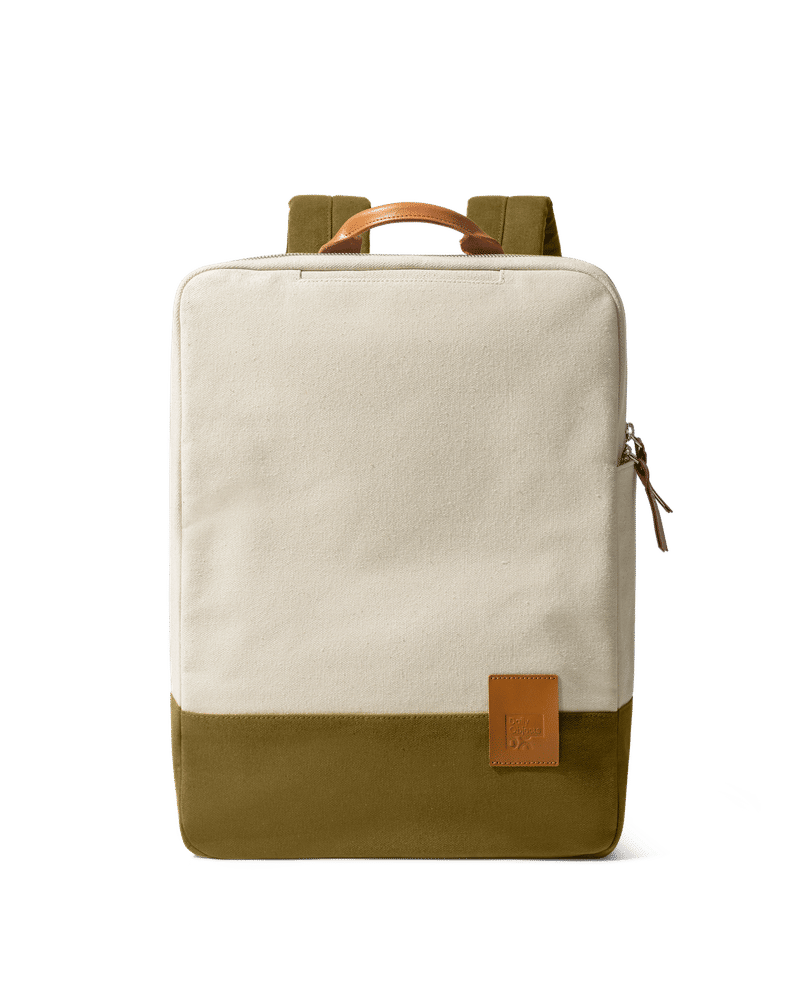 Ivory - Olive 9 to 9 Backpack