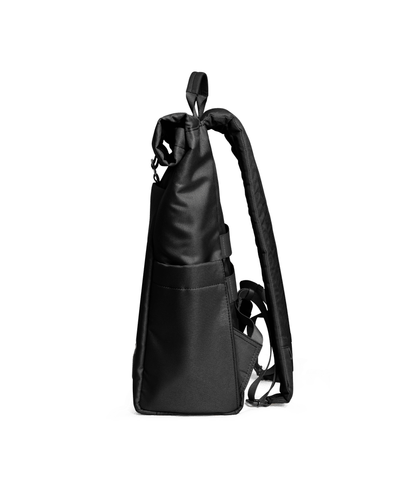 Space Black Miles Roll Top Backpack Buy At DailyObjects
