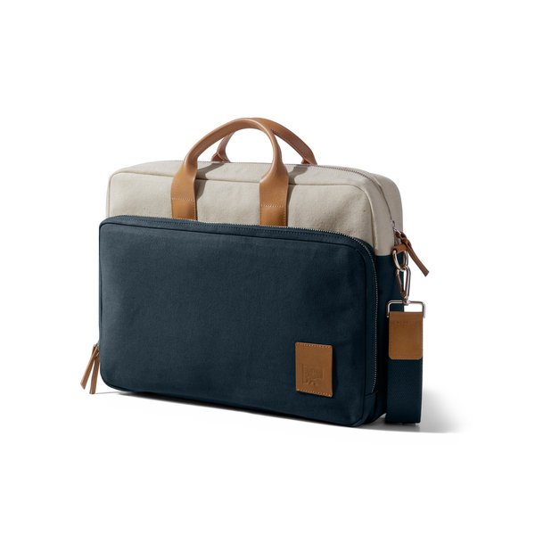 

Ivory - Navy Commute Messenger Bag - Large