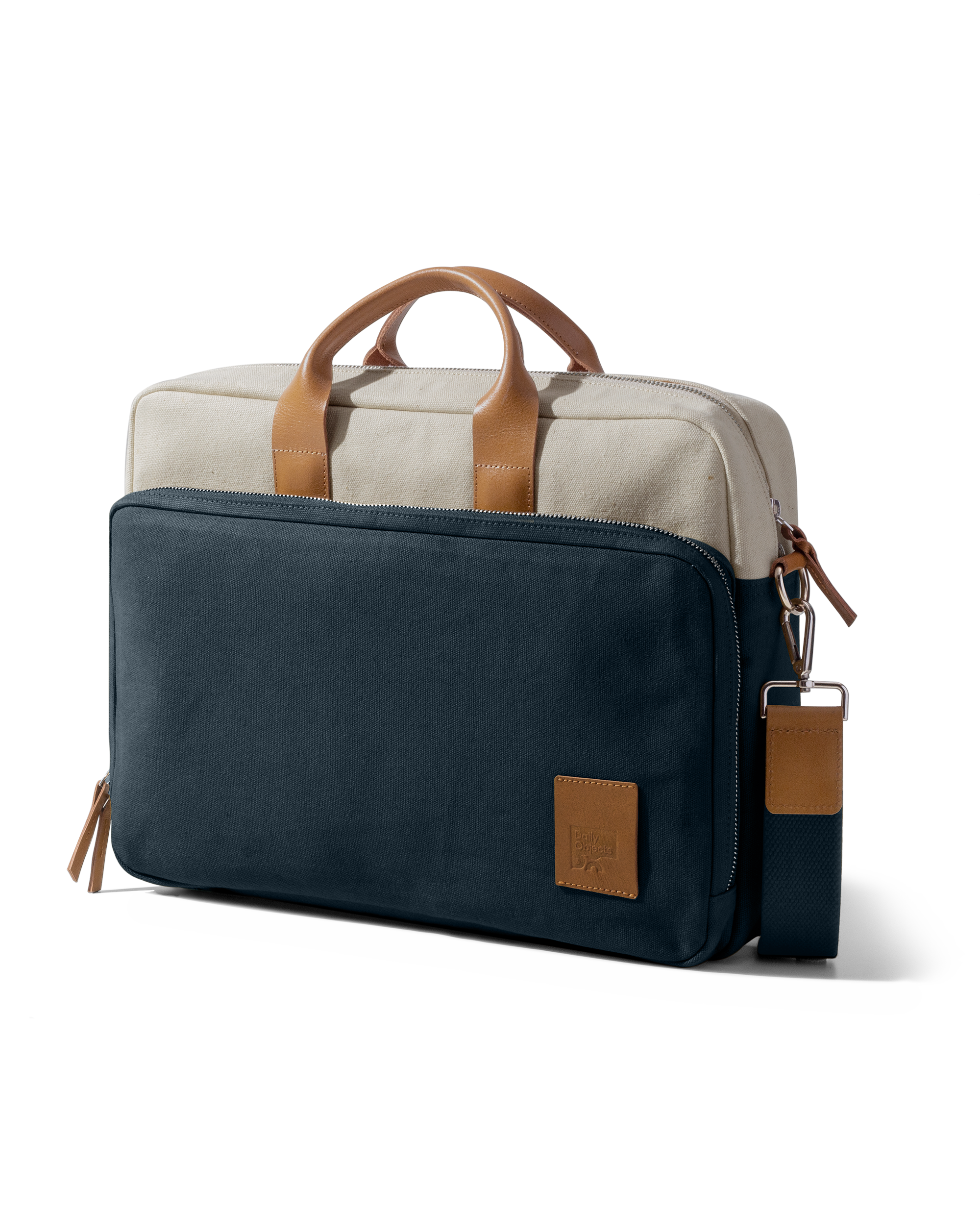 Ivory - Navy Commute Messenger Bag - Large