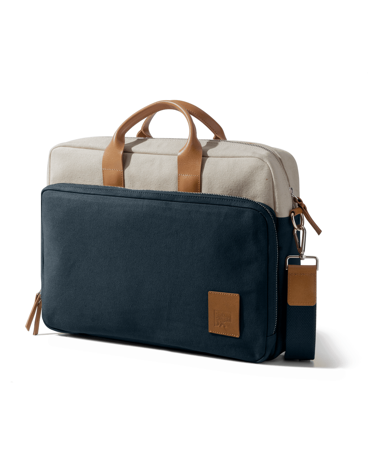 Ivory - Navy Commute Messenger Bag - Large