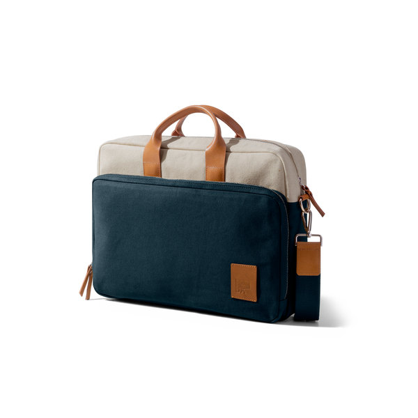 

Ivory - Navy Commute Messenger Bag - Medium