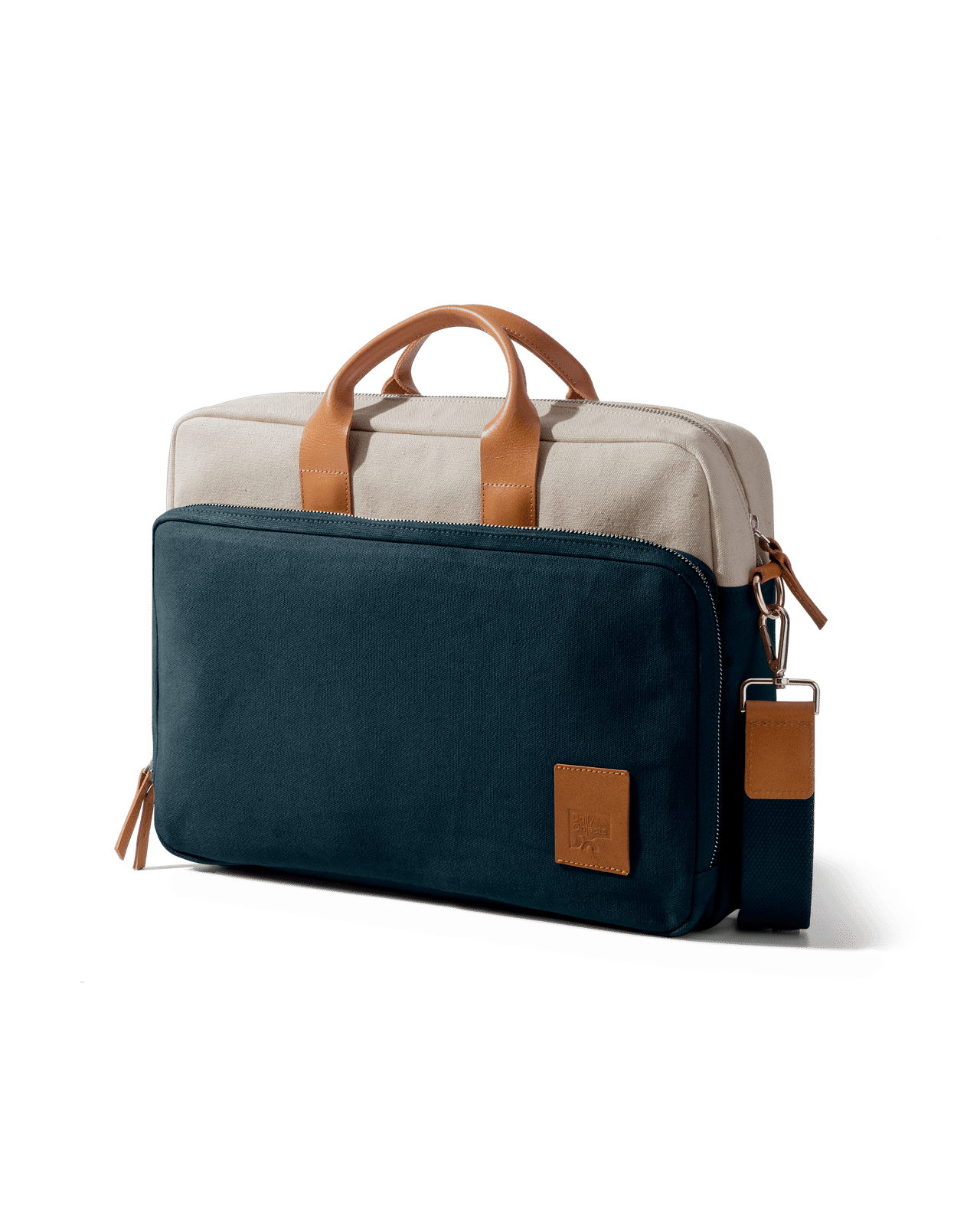 Ivory - Navy Commute Messenger Bag - Medium