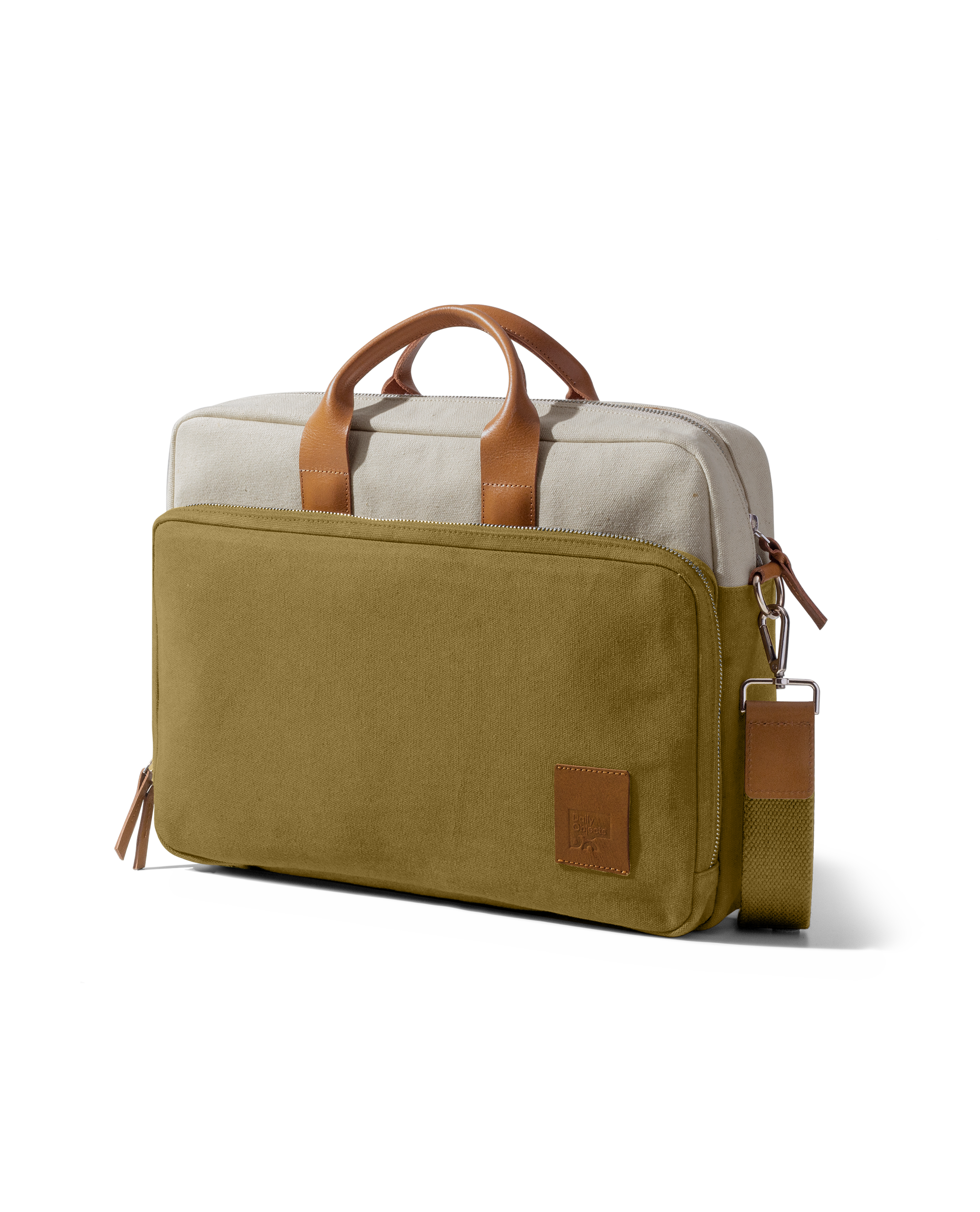 Ivory - Olive Commute Messenger Bag - Medium