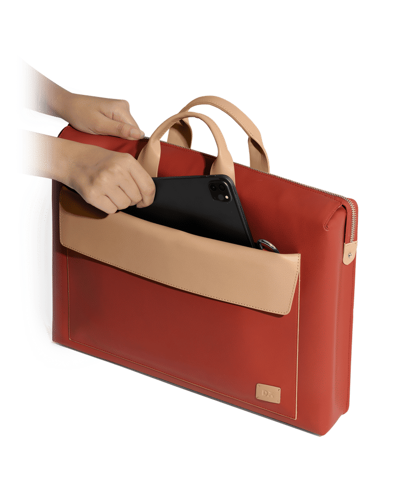Terracotta Red Bask Messenger Bag Buy At DailyObjects