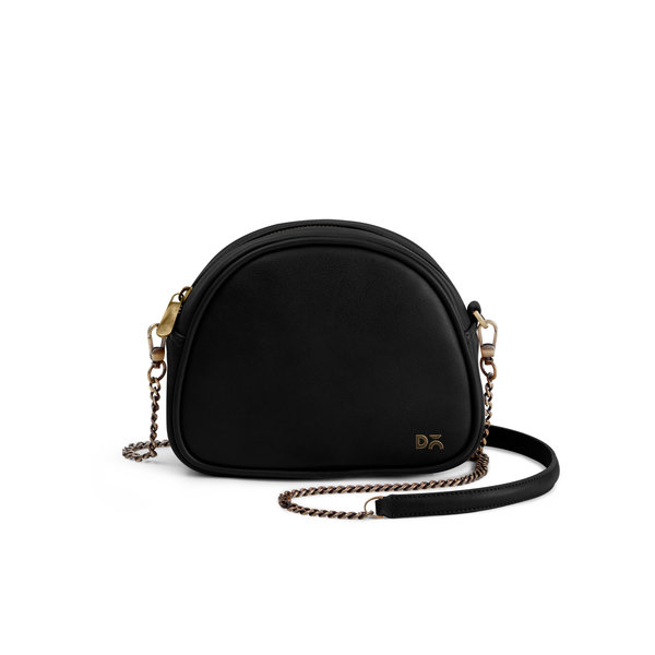 

DailyObjects Black Vegan Leather - Arch Crossbody Bag