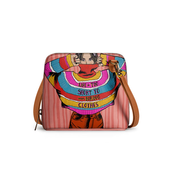 

DailyObjects Colourblock Jumper - Trapeze Crossbody Bag