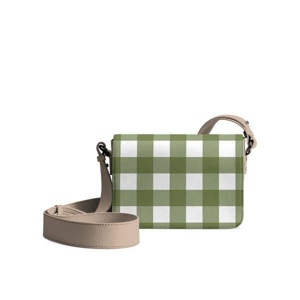 

DailyObjects Green Gingham Sol Box Shoulder Bag