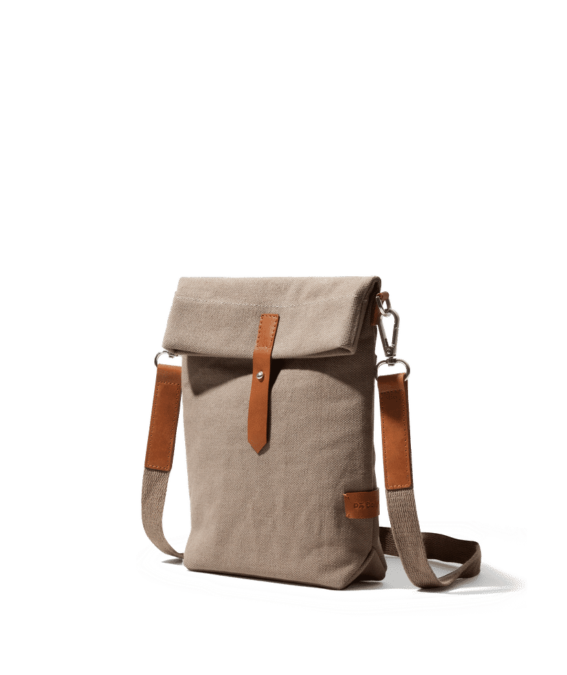 Small Crossbody Purses for Women Multi Pocket Travel Bag Over The Shoulder  with Extra Long Strap - Beige