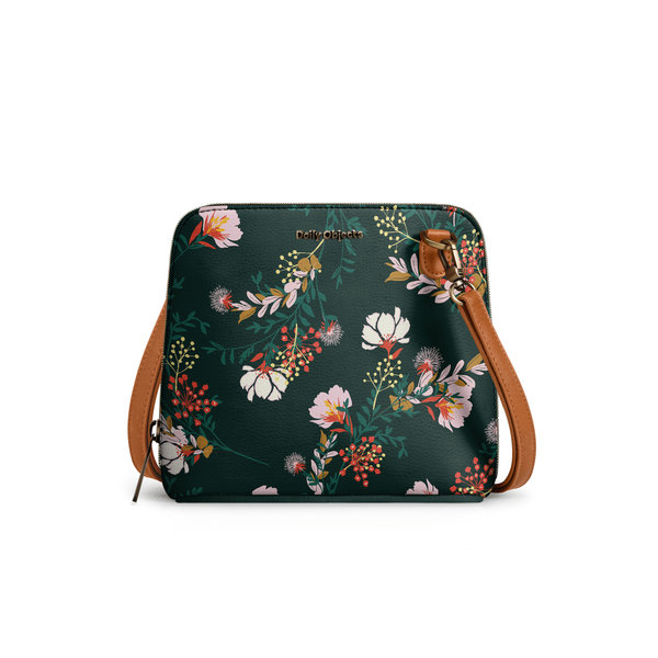 

DailyObjects Lush Midnight - Trapeze Crossbody Bag