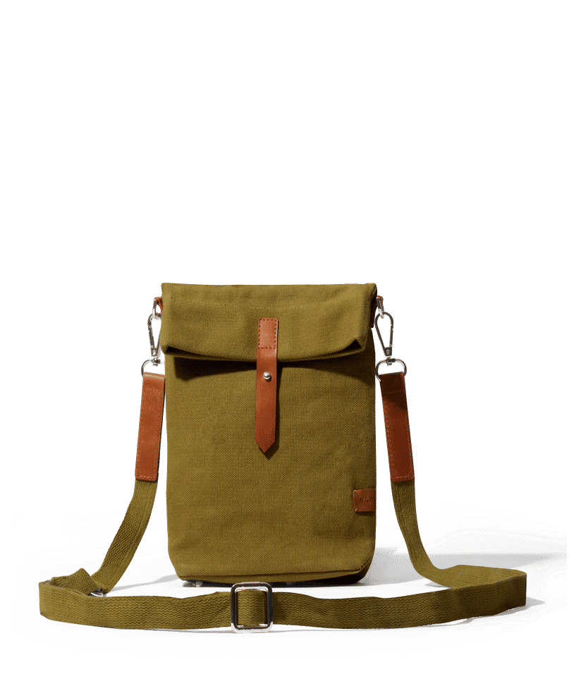 Olive Green Scout Crossbody Bag by DailyObjects