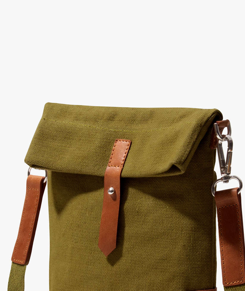 Khaki Beige Scout Crossbody Bag by DailyObjects