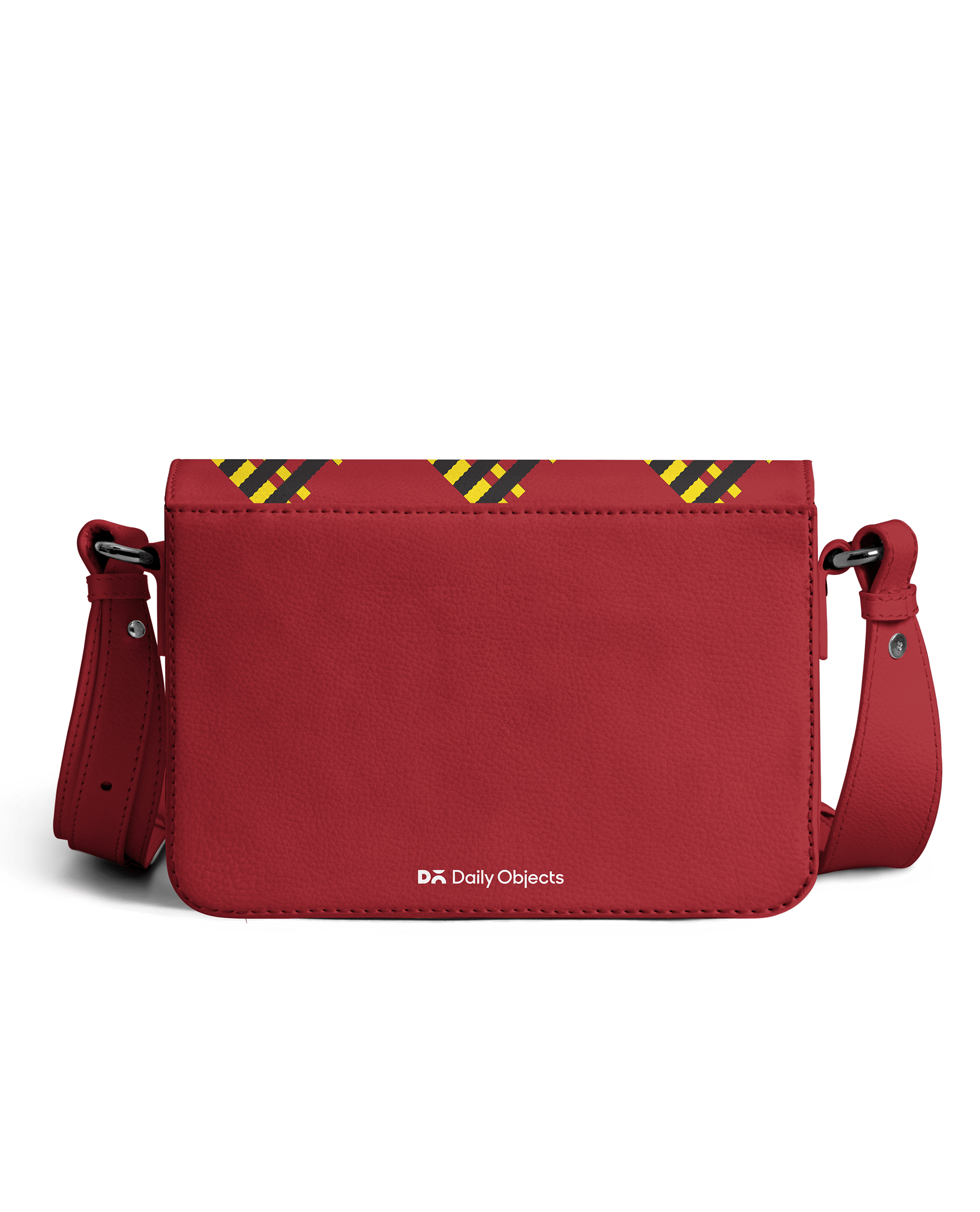 Tropical Vines Crossbody Bag ' Maroon