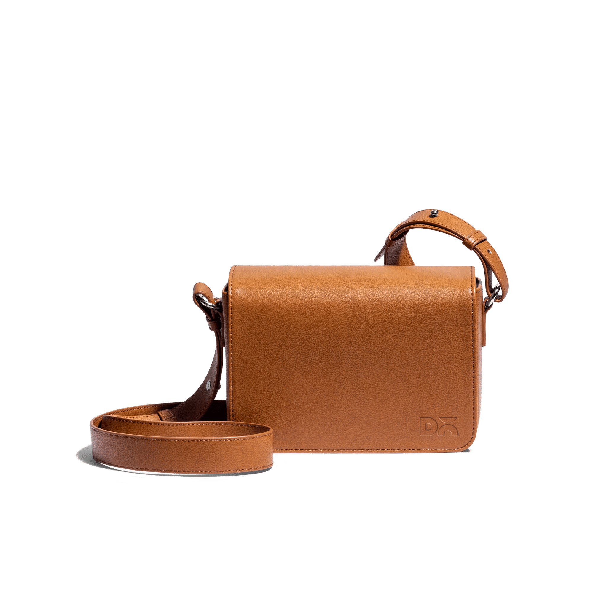 Tan - Sol Box Shoulder Bag