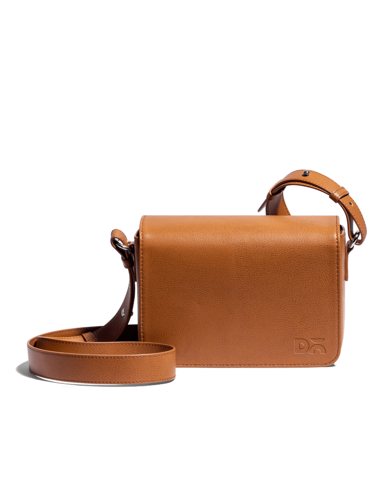 Tan - Sol Box Shoulder Bag